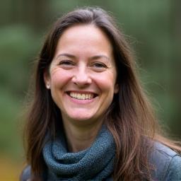 Professional headshot of Eleanor Vance, Founder and Lead Guide, with a warm smile in an outdoor setting.